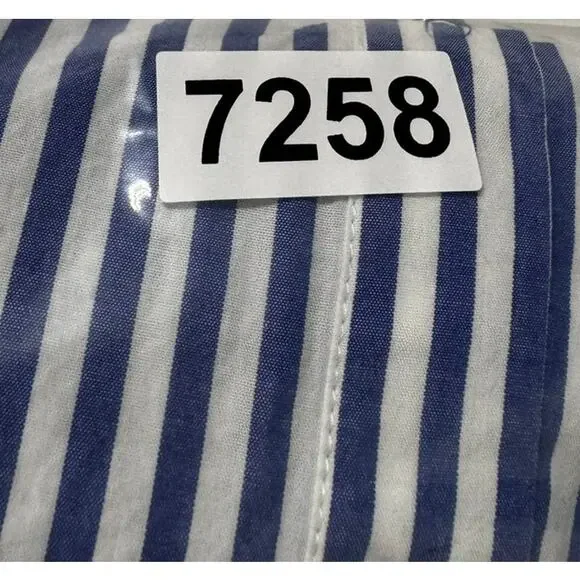 CAbi M 6085 Striped Blue / White Prep School Button Down Shirt Spring 2022 - Picture 10 of 10